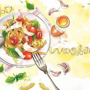 5 Tips for Painting Delicious Food Illustrations with Watercolors